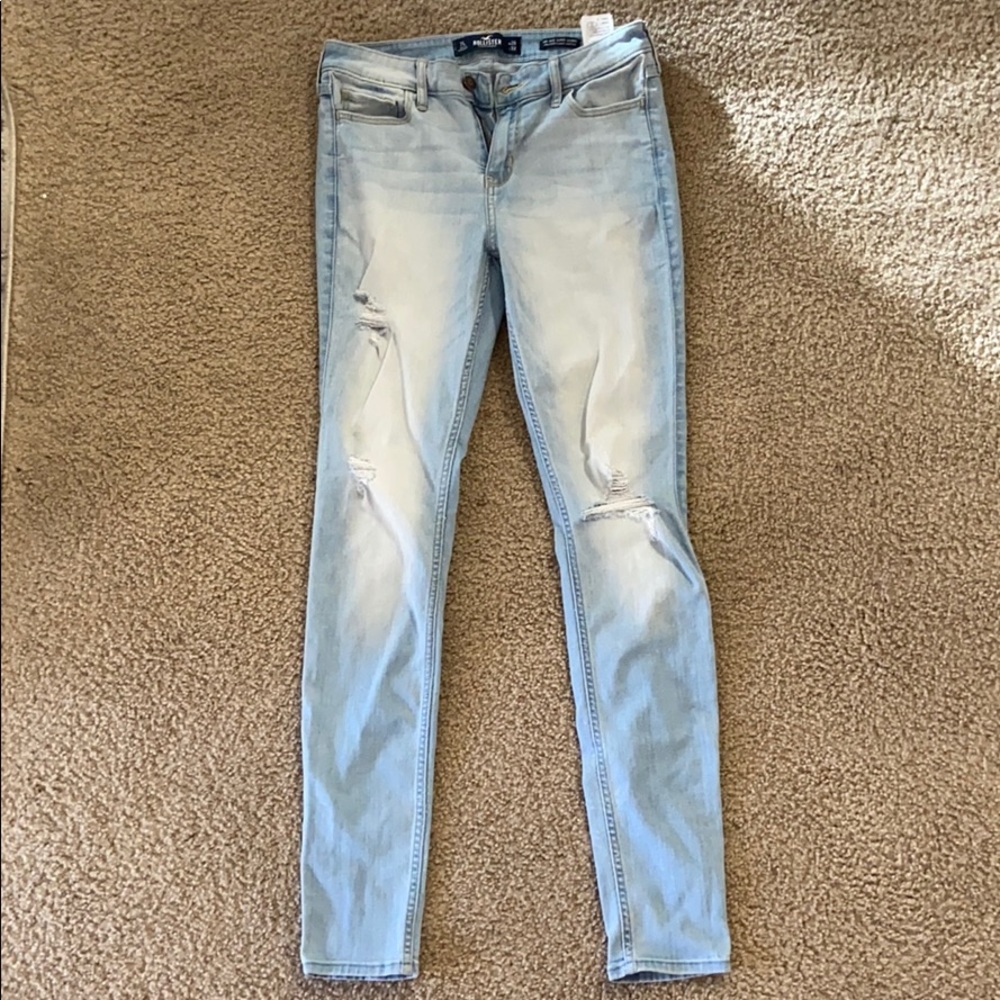 Hollister mid rise super skinny 7 long